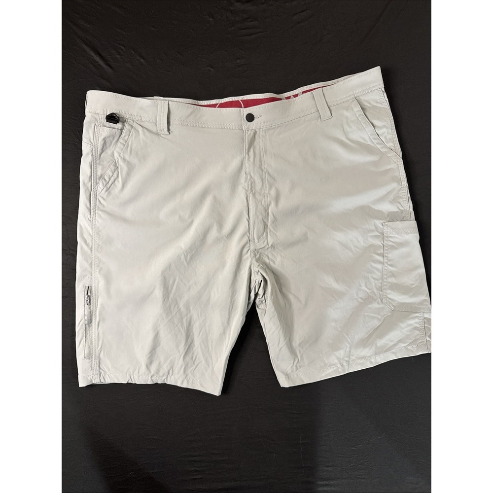 WRANGLER Cargo Shorts Sz 48 Gray Stretch‎ Utility Pocket Hiking Outdoor